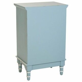 Table de Nuit Alexandra House Living Bleu Blanc 32 x 74 x 46 cm