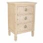 Mesita de Noche Alexandra House Living Beige 32 x 67 x 46 cm