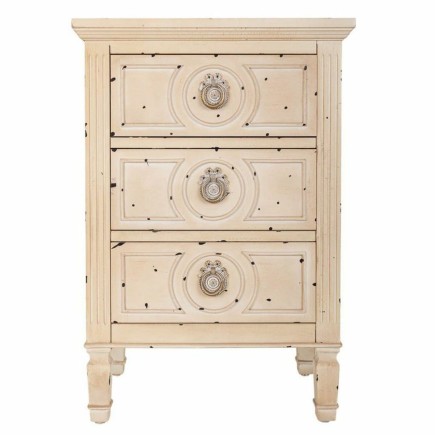 Table de Nuit Alexandra House Living Beige 32 x 67 x 46 cm