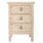 Mesita de Noche Alexandra House Living Beige 32 x 67 x 46 cm