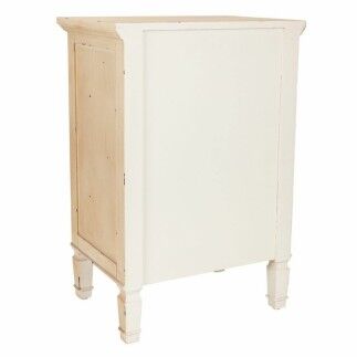 Mesita de Noche Alexandra House Living Beige 32 x 67 x 46 cm