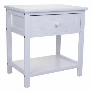 Table de Nuit Alexandra House Living Blanc 29 x 42 x 40 cm