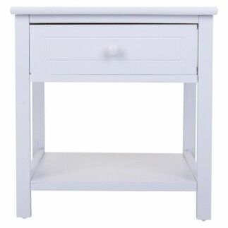 Mesita de Noche Alexandra House Living Blanco 29 x 42 x 40 cm