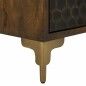 Table de Nuit Alexandra House Living Marron 35 x 60 x 40 cm