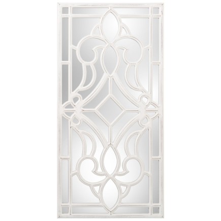 Retable décoratif Alexandra House Living Blanc Bois Usé 4 x 76 x 41 cm