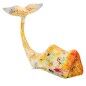 Figura Decorativa Alexandra House Living Amarillo Hierro Ballena 47 x 26 x 29 cm