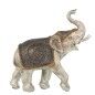 Figurine Décorative Alexandra House Living Argenté Plastique Eléphant 12 x 24 x 23 cm