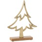 Árbol decorativo de aluminio dorado 22*5*27 cm