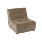 Sofa en bois et textile marron 83*97*83 cm