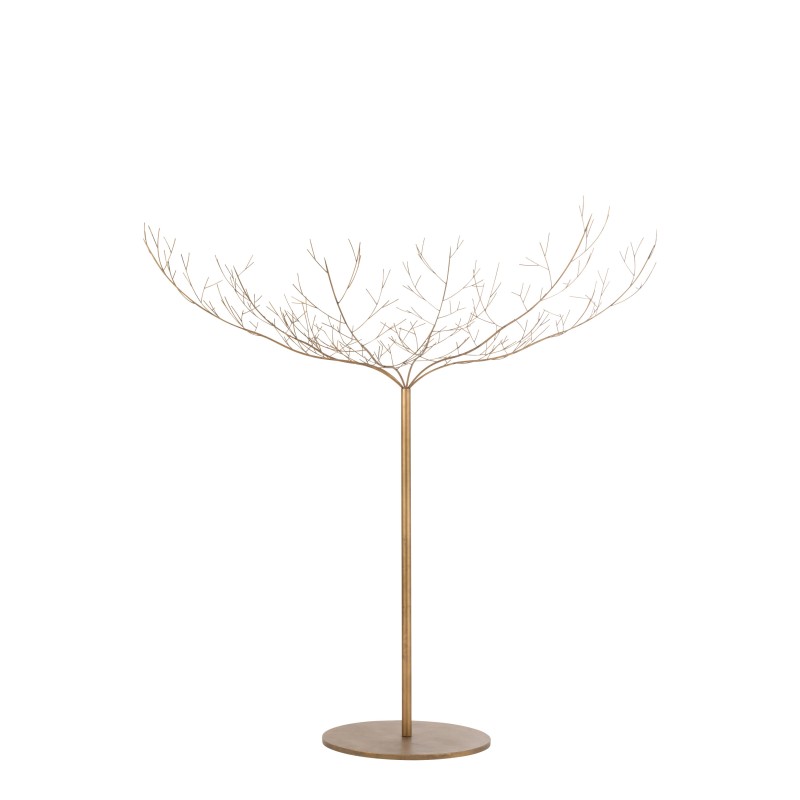 Árbol desnudo en metal dorado 255*255*250 cm