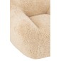 Sofá de tela beige 99*98*75 cm