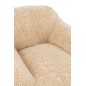 Sofá de tela beige 99*98*75 cm