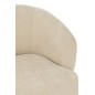 Fauteuil lounge en bois beige 84*82*76 cm