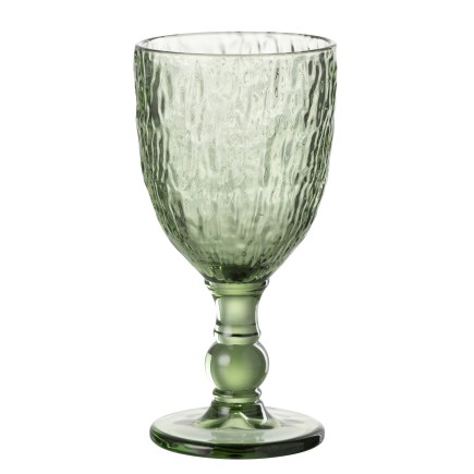 Verre à vin vert 8.5*8.5*17 cm