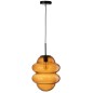 Lampe suspendue en verre marron 28*28*160 cm