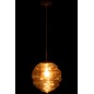 Lampe suspendue en verre marron 30*30*34 cm