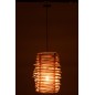 Lampe suspendue en bois naturel 38*38*50 cm