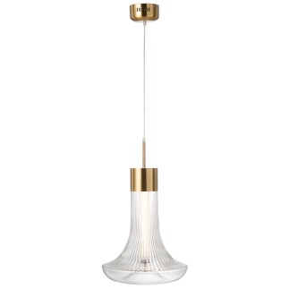 Lampe suspendue en verre transparent 34*34*160 cm