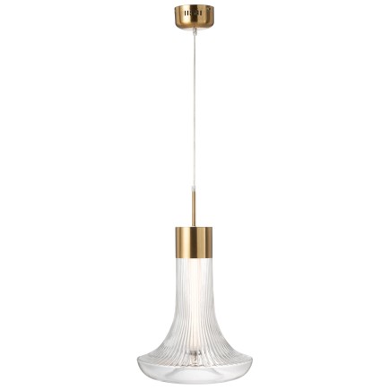 Lampe suspendue en verre transparent 34*34*160 cm