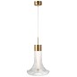 Lampe suspendue en verre transparent 34*34*160 cm