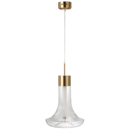 Lampe suspendue en verre transparent 34*34*160 cm