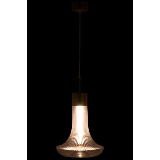 Lampe suspendue en verre transparent 34*34*160 cm