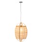 Lampe suspendue en tissu naturel 37*37*56 cm