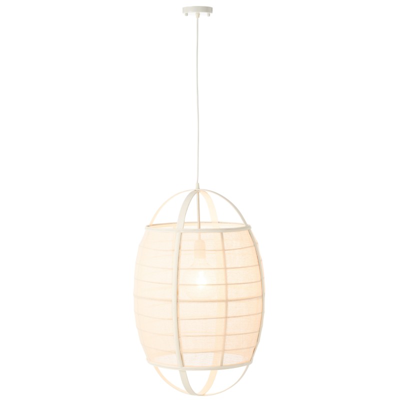 Lampe suspendue en tissu noir 43*43*66 cm