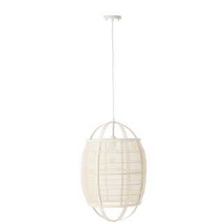 Lampe suspendue en tissu noir 37*37*56 cm