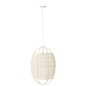 Lampe suspendue en tissu noir 37*37*56 cm