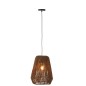 Lampe suspendue en métal noir 30*30*38 cm