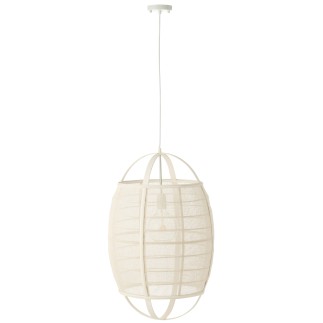 Lampe suspendue en tissu noir 43*43*66 cm