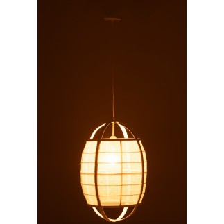 Lampe suspendue en tissu noir 37*37*56 cm