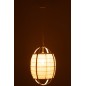 Lampe suspendue en tissu noir 37*37*56 cm