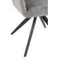 Silla de metal gris 58*56.5*85 cm