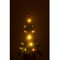 Árbol de Navidad con led en polirresina multicolor 24.5*24.5*51.5 cm