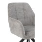 Silla de metal gris 58*56.5*85 cm