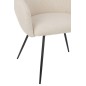 Silla de metal blanco 60*61*75 cm