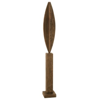 Objet déco en bois marron 15*15*115 cm