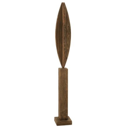 Objet déco en bois marron 15*15*115 cm