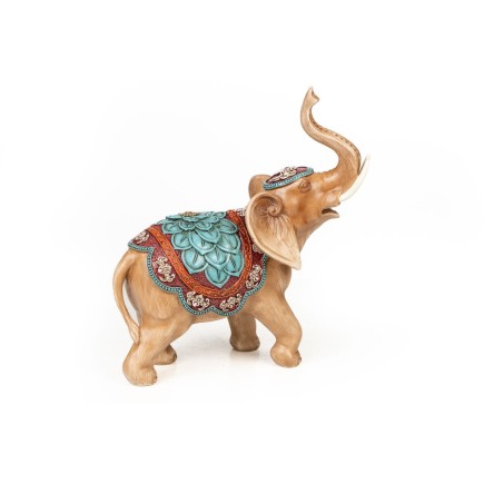 Figura Decorativa Romimex Resina Elefante