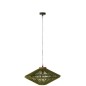 Lampe suspendue en métal vert 62*62*33 cm