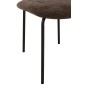 Chaise en textile marron 51*55*82 cm