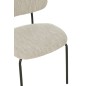 Silla de tela beige 51*55*82 cm