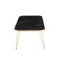 TABLE BASSE MDF/MET NOIR/OR