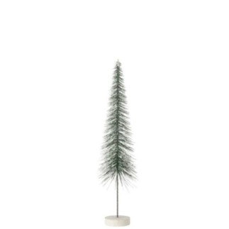 Sapin de Noël artificiel en plastique vert 7*7*35 cm