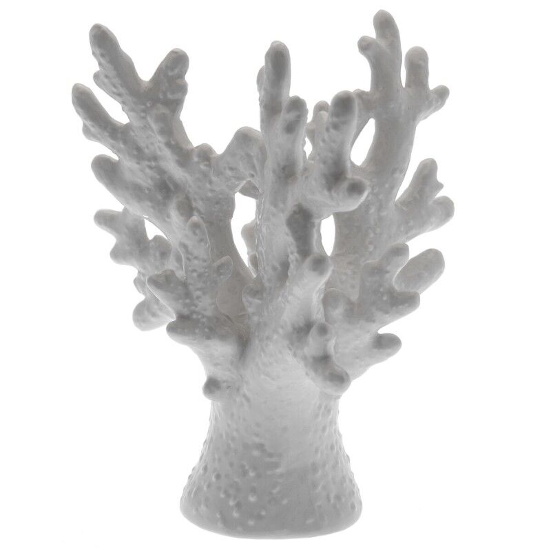 Figurine Décorative Alexandra House Living Blanc Céramique Corail