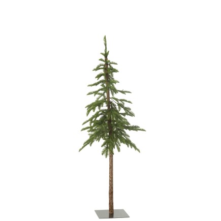 Albero di Natale artificiale in plastica verde 35*35*145 cm