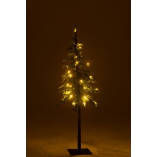 SAPIN NOEL+LED PLASTIQ VER S