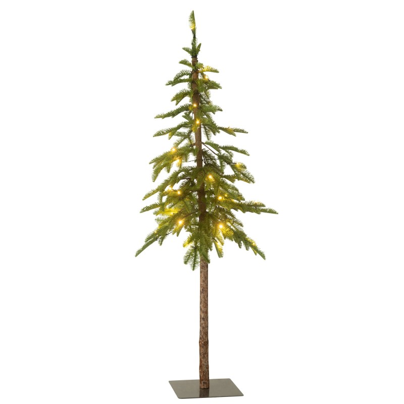 SAPIN NOEL+LED PLASTIQ VER S